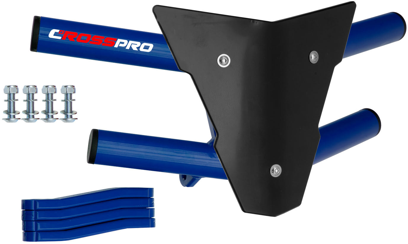 Crosspro - Front Bumper Waspe For Honda TRX 700-Blue Tube / Black Plate