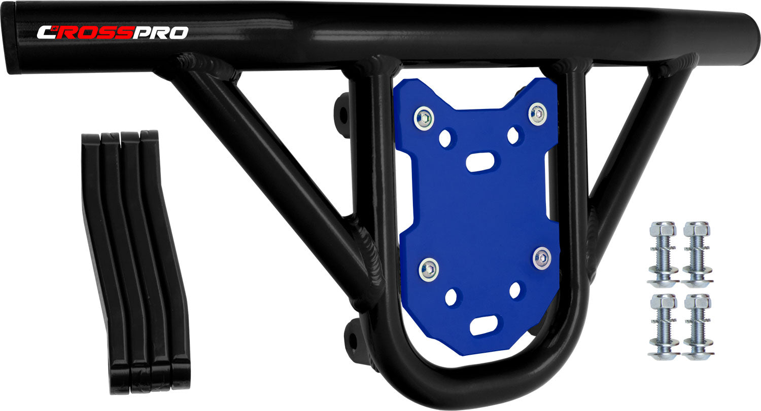 Crosspro - Front Bumper Hat For SMC Ram 520-Black Tube / Blue Plate