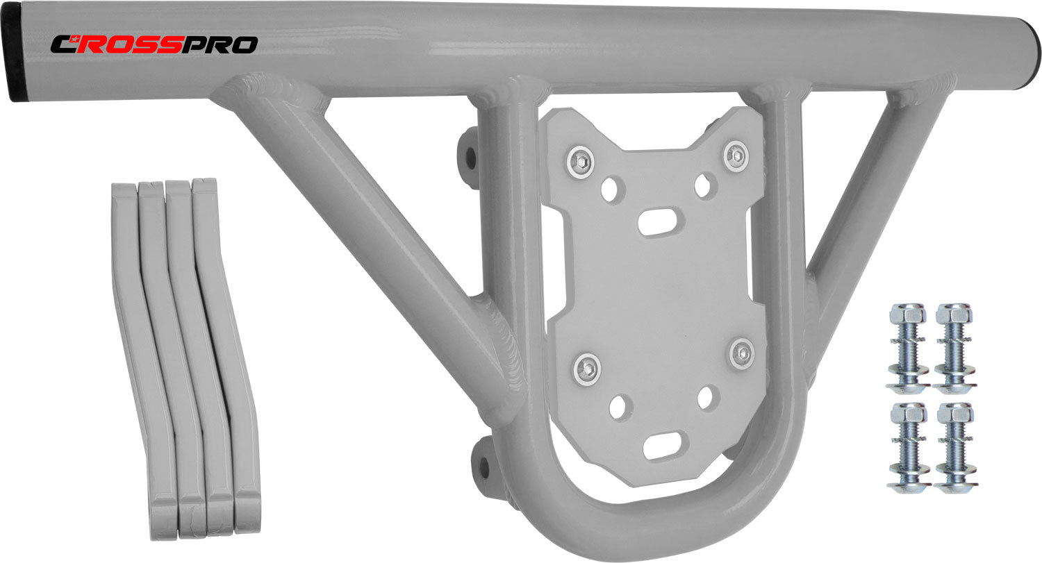 Crosspro - Front Bumper Hat For Polaris Outlaw 500-White Tube / White Plate