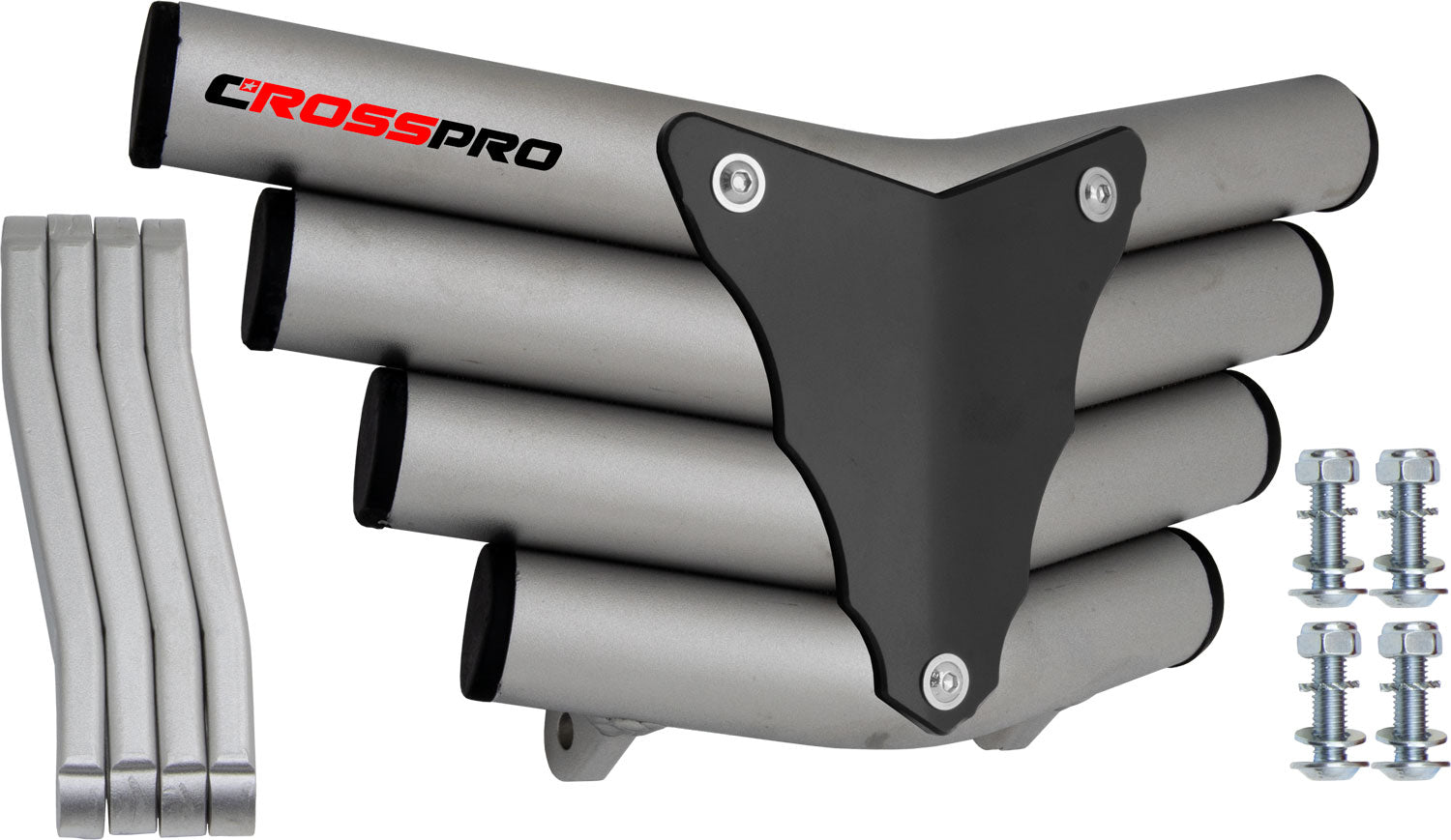 Crosspro - Front Bumper Corot For Polaris Outlaw 500-Ice Polish Tube / Black Plate