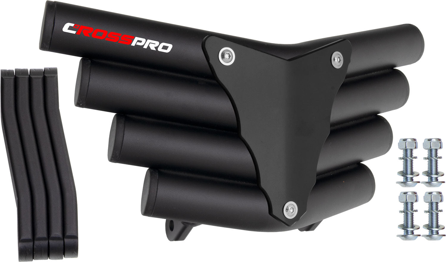 Crosspro - Front Bumper Corot For Polaris Predator 500-Textured Black Tube / Black Plate