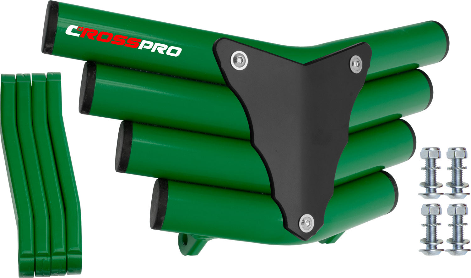 Crosspro - Front Bumper Corot For Yamaha YFZ 450R-Green Tube / Black Plate