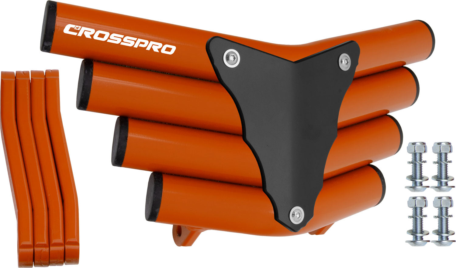 Crosspro - Front Bumper Corot For SMC Ram 520-Orange Tube / Black Plate
