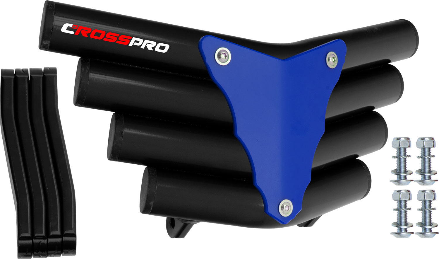 Crosspro - Front Bumper Corot For Access SP 450-Black Tube / Blue Plate