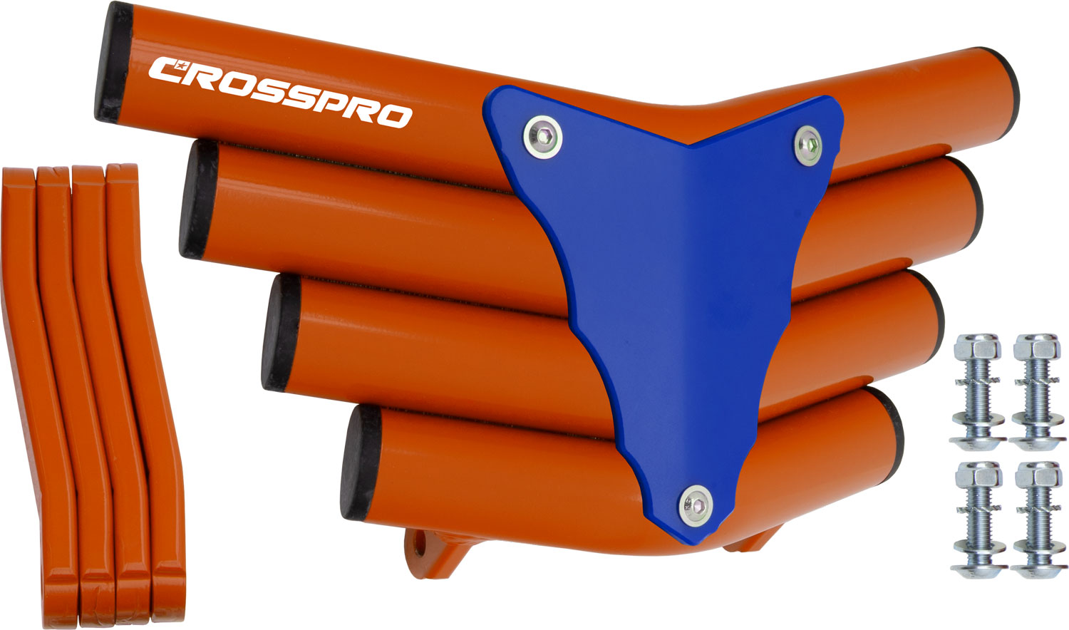 Crosspro - Front Bumper Corot For SMC Ram 520-Orange Tube / Blue Plate