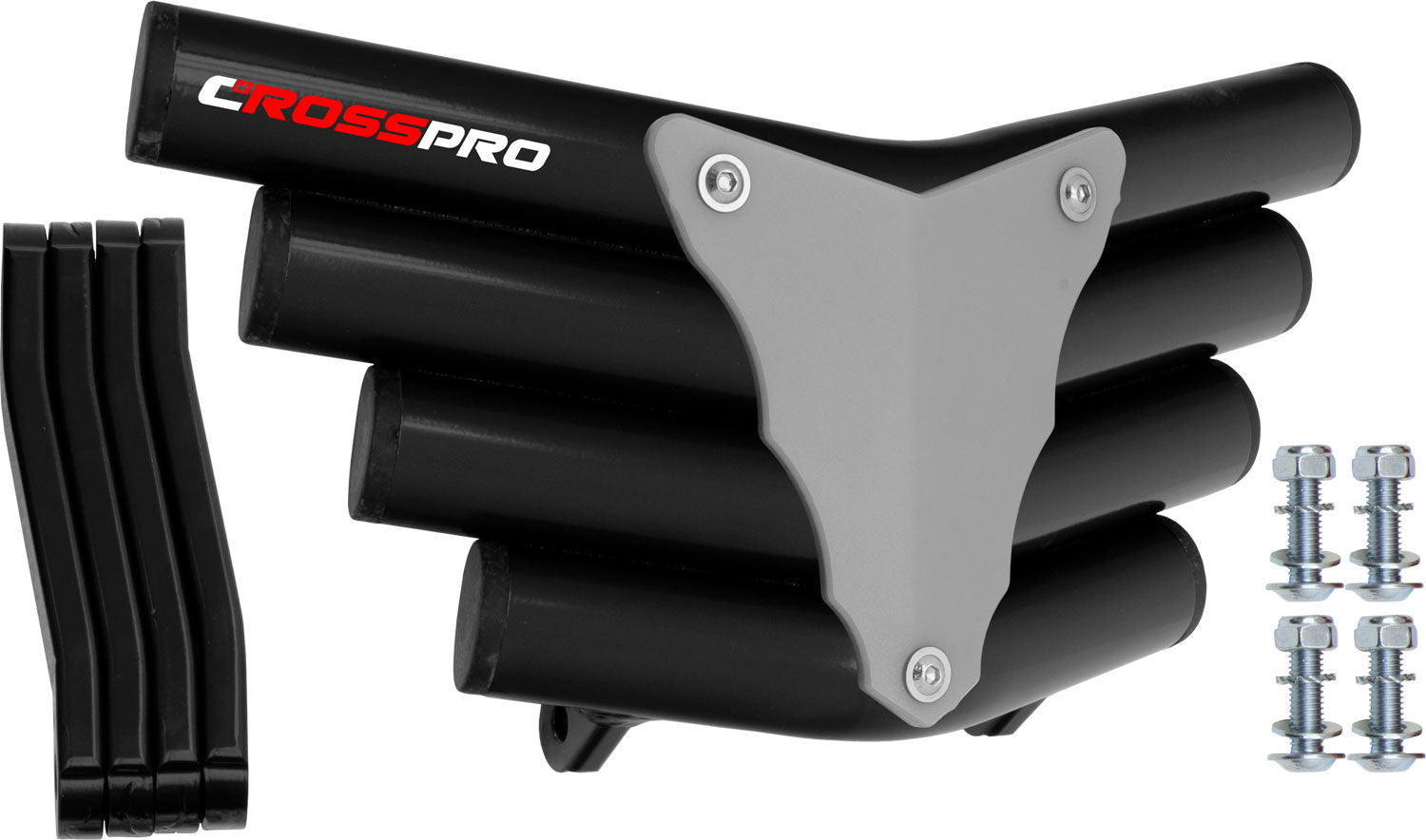 Crosspro - Front Bumper Corot For Polaris Outlaw 500-Black Tube / White Plate