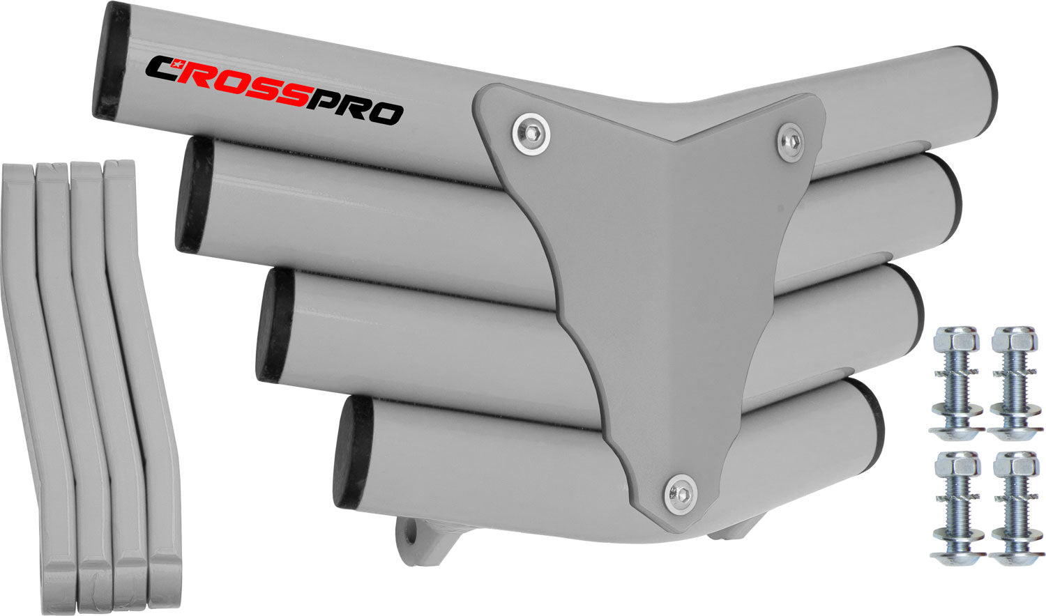 Crosspro - Front Bumper Corot For Yamaha YFM 250 Raptor-White Tube / White Plate