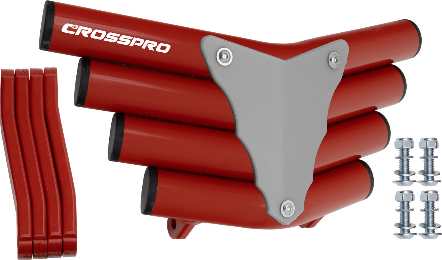 Crosspro - Front Bumper Corot For Polaris Outlaw 500-Red Tube / White Plate
