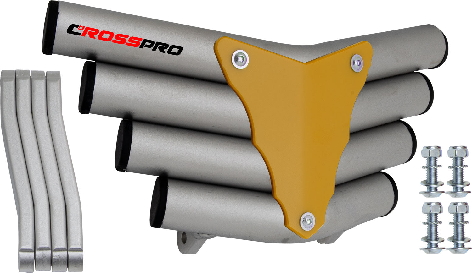 Crosspro - Front Bumper Corot For SMC Ram 520-Ice Polish Tube / Yellow Plate