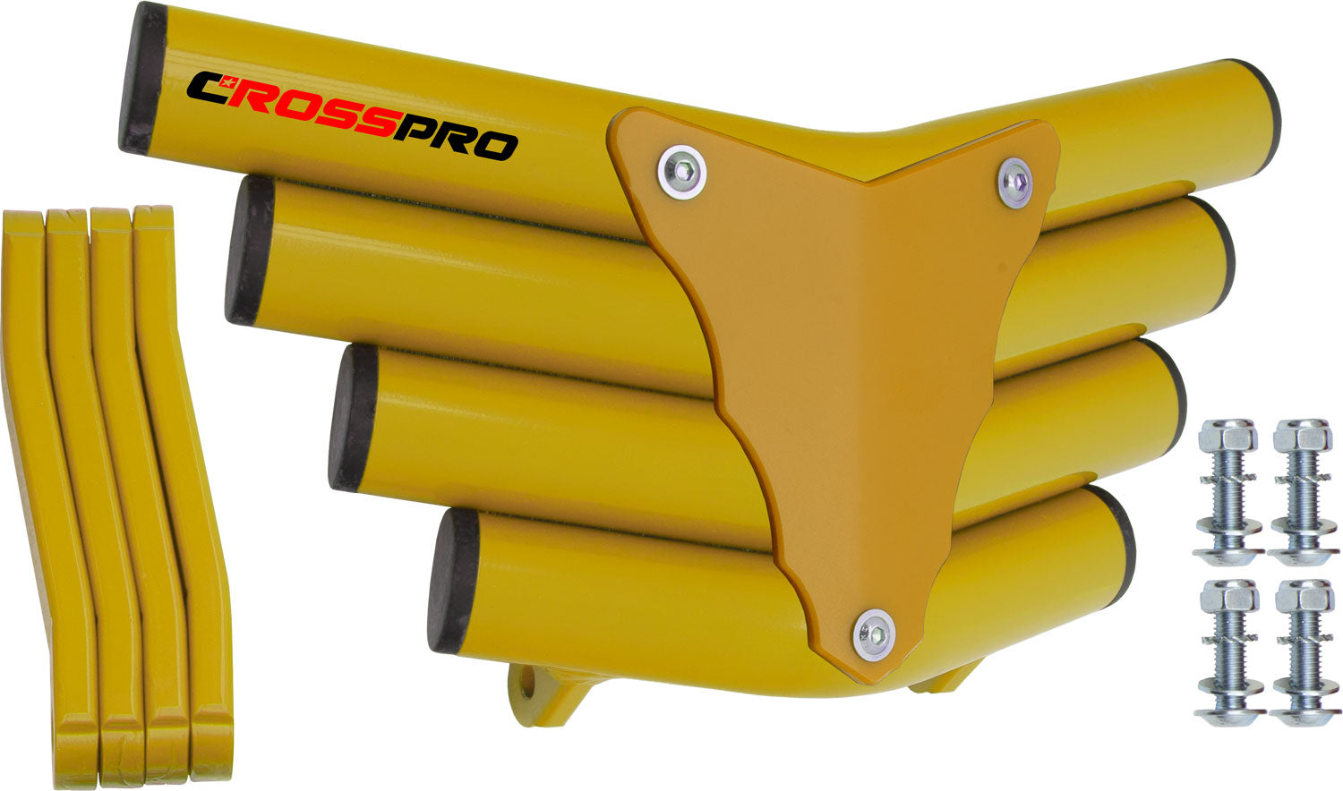 Crosspro - Front Bumper Corot For SMC Ram 520-Yellow Tube / Yellow Plate