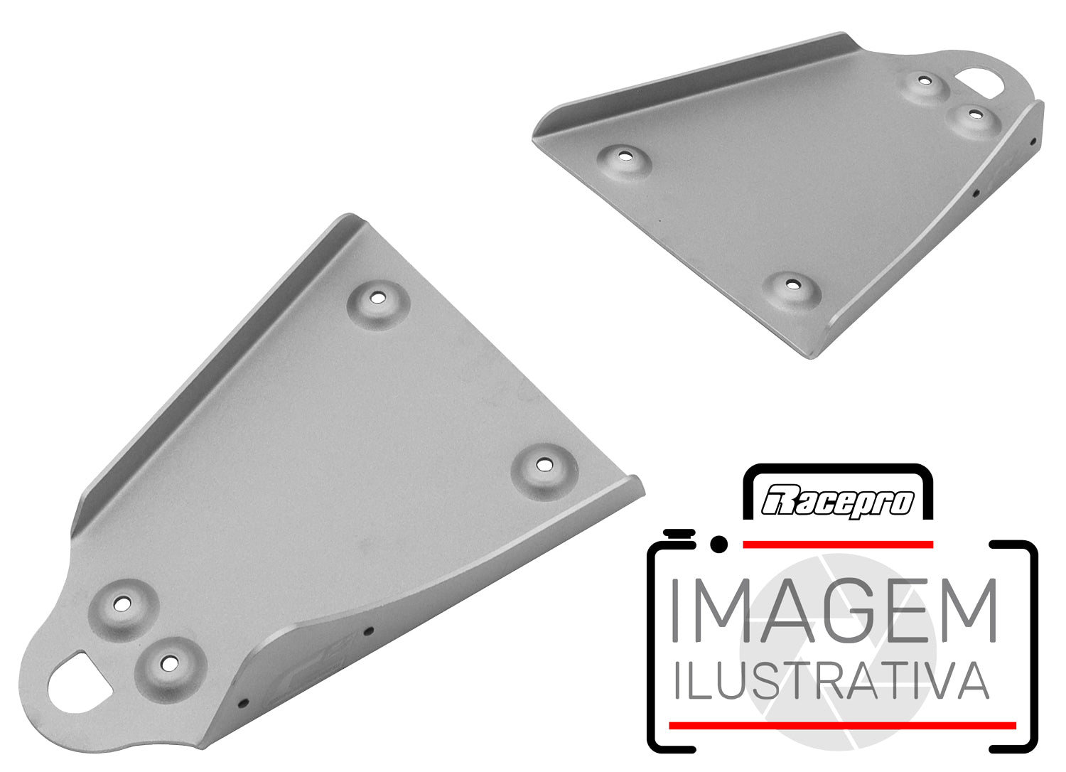Crosspro - Front Triangle Cover Aluminum For Can Am (BRP) Renegade 1000-Textured Black