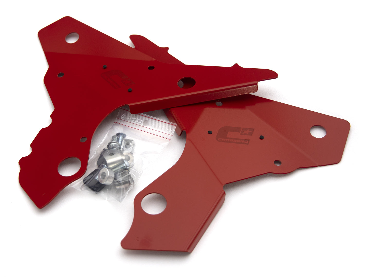 Crosspro - Frame Guards Aluminum For Suzuki LT-R 450-Red