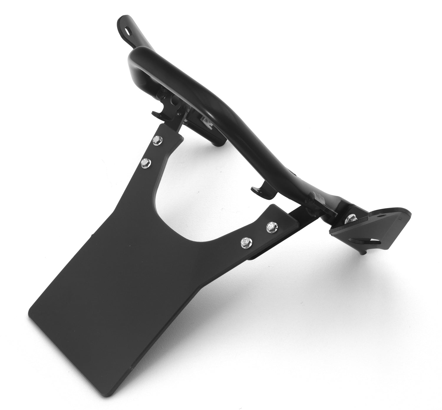 Crosspro - Rear Hold Racing With Number Plate For Suzuki LT-R 450-Aluminum Black / DTC Black