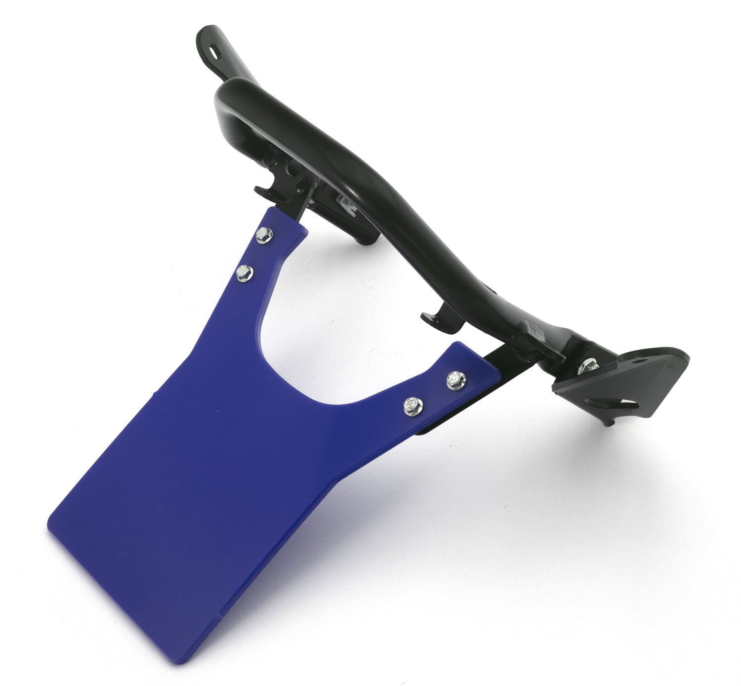 Crosspro - Rear Hold Racing With Number Plate For Suzuki LT-R 450-Aluminum Black / DTC Blue