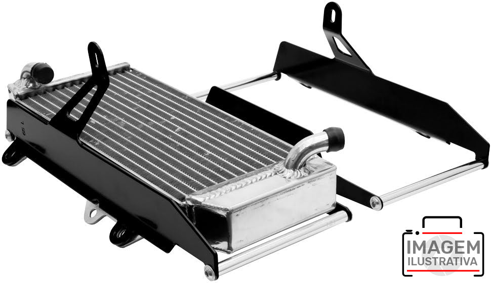 Crosspro - Aluminum Radiator Guard Light For Husqvarna TE 610-Black