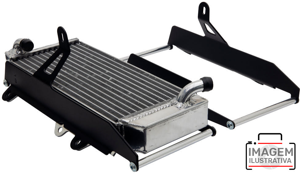 Crosspro - Aluminum Radiator Guard Light For Yamaha WR 450 F-Textured Black