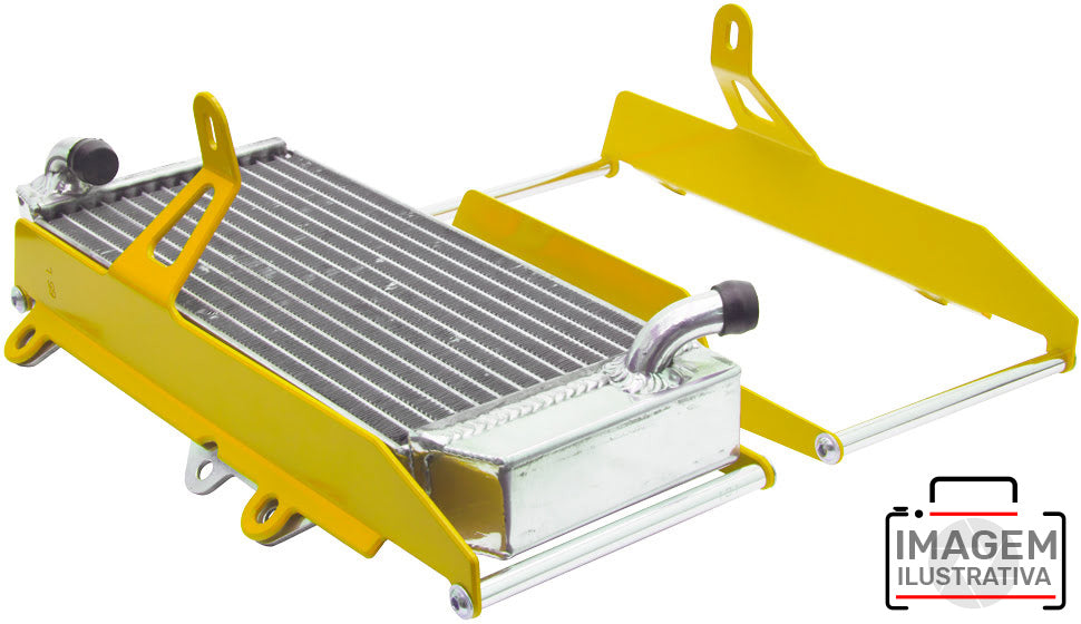 Crosspro - Aluminum Radiator Guard Light For Honda CR 250R-Yellow