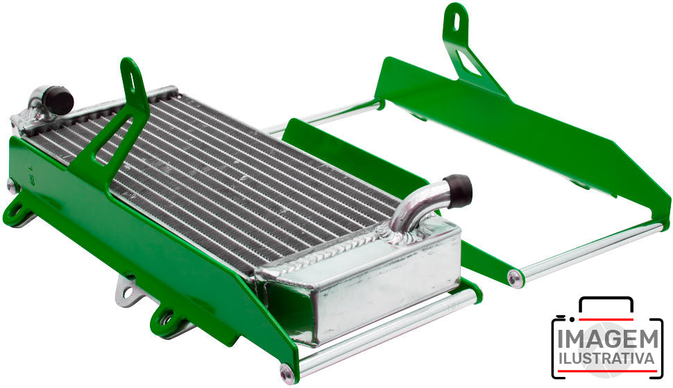 Crosspro - Aluminum Radiator Guard Light For Honda CR 125R-Green