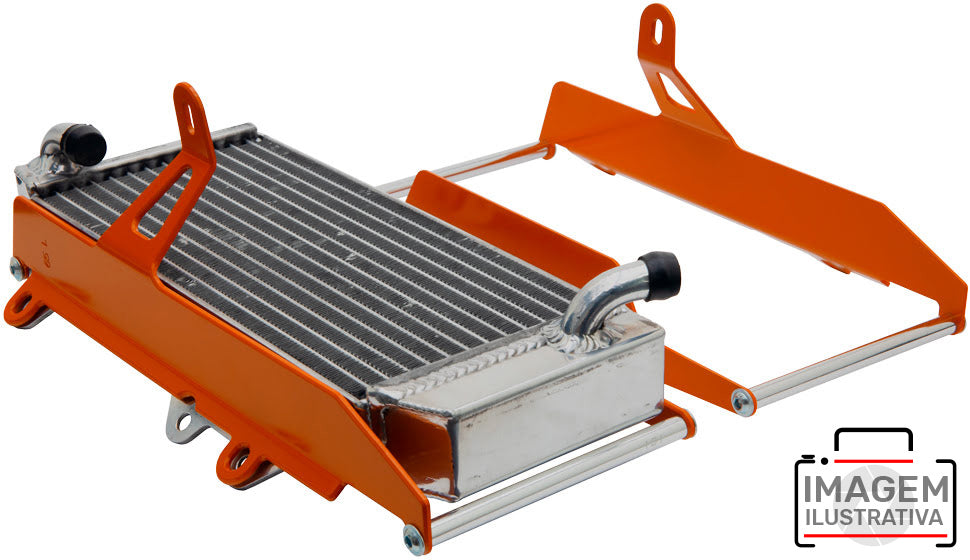 Crosspro - Aluminum Radiator Guard Light For Yamaha YZ 250 F-Orange
