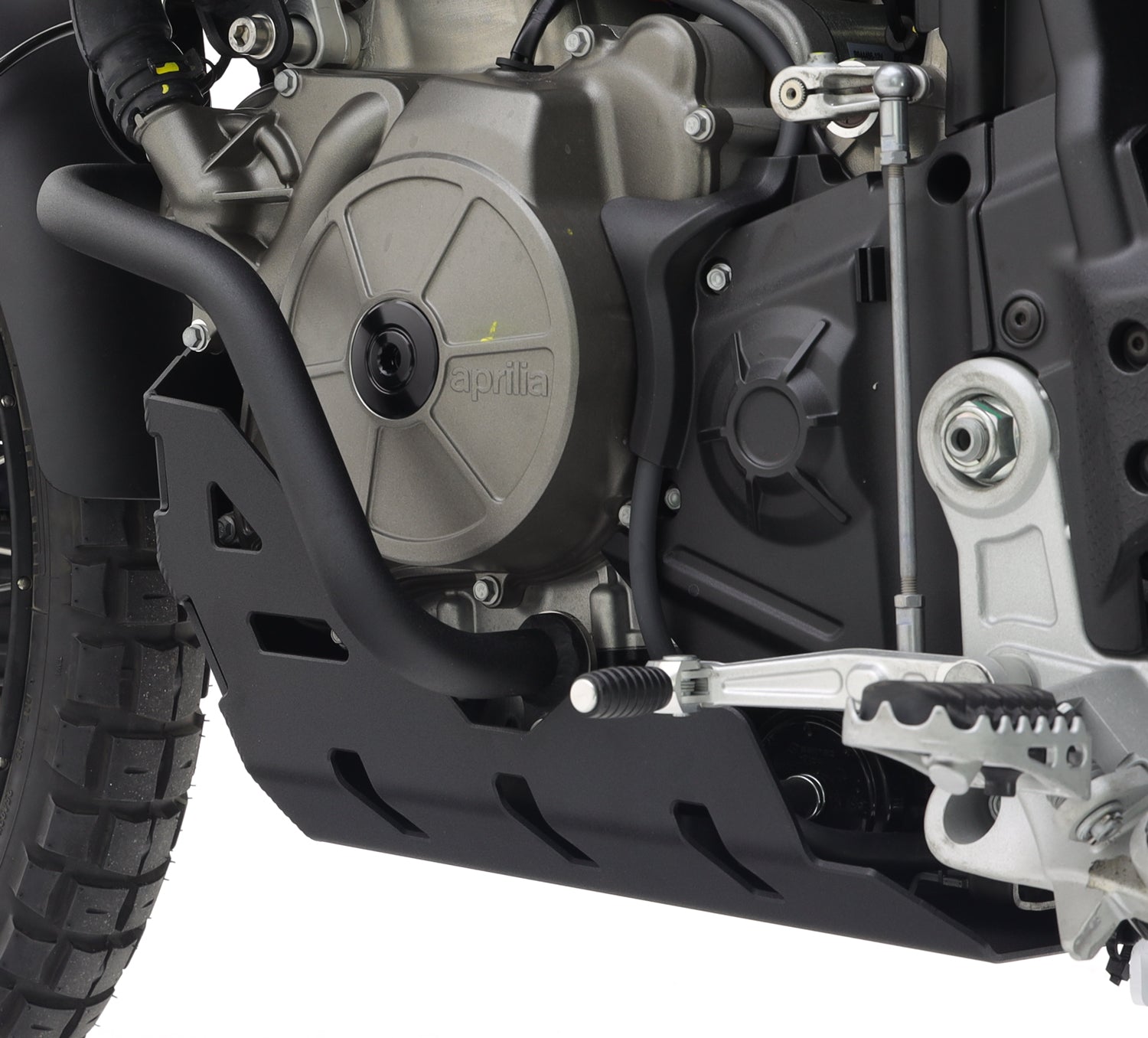Crosspro - Aluminum Trail Engine Guard For Aprilia Tuareg 660-Textured Black