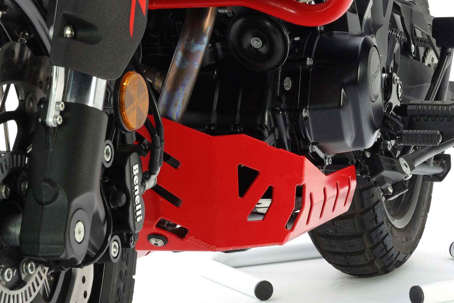 Crosspro - Aluminum Trail Engine Guard For Benelli TRK 702 X-Red
