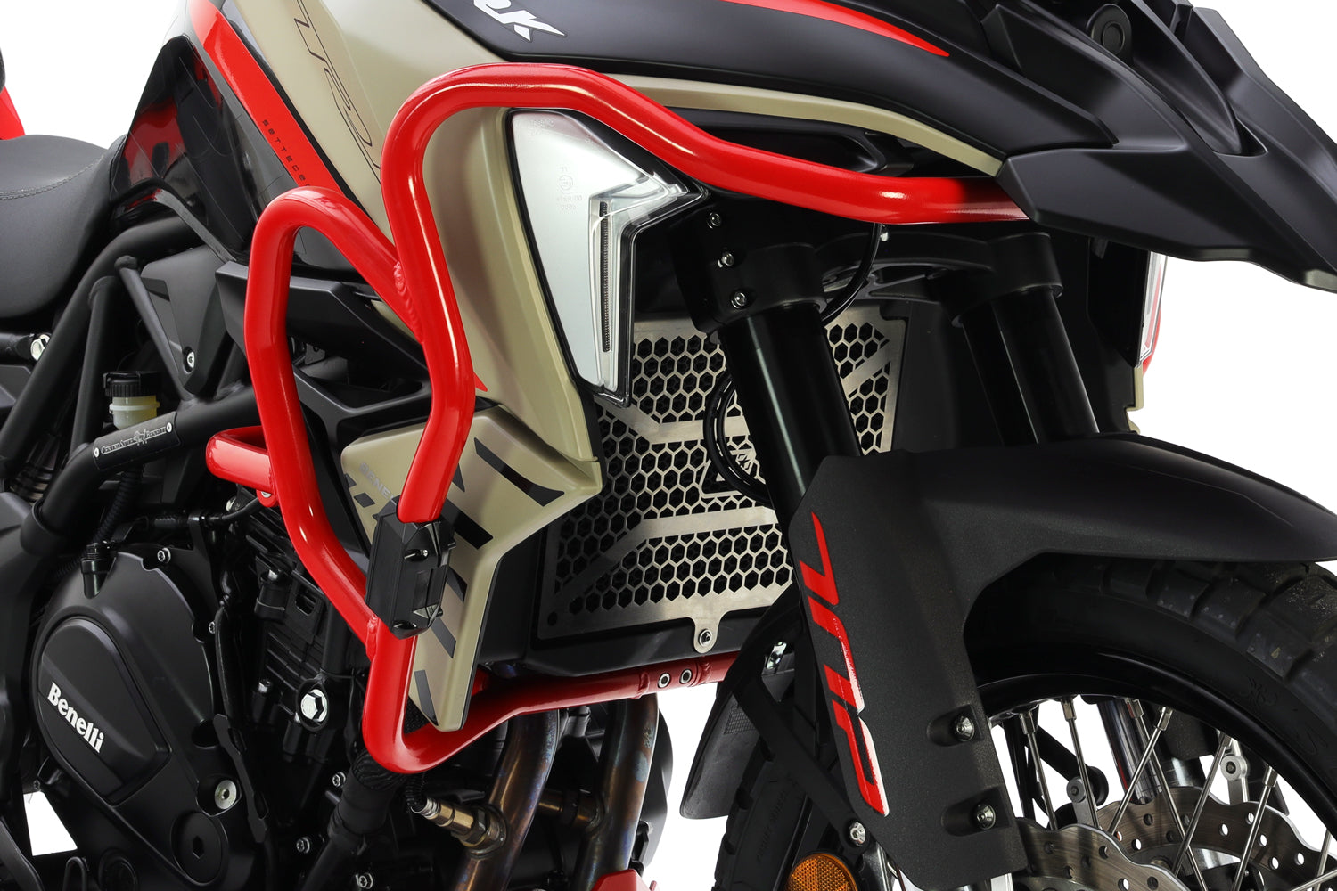 Crosspro - Aluminum Trail Crash Bar For Benelli TRK 702 X-Red
