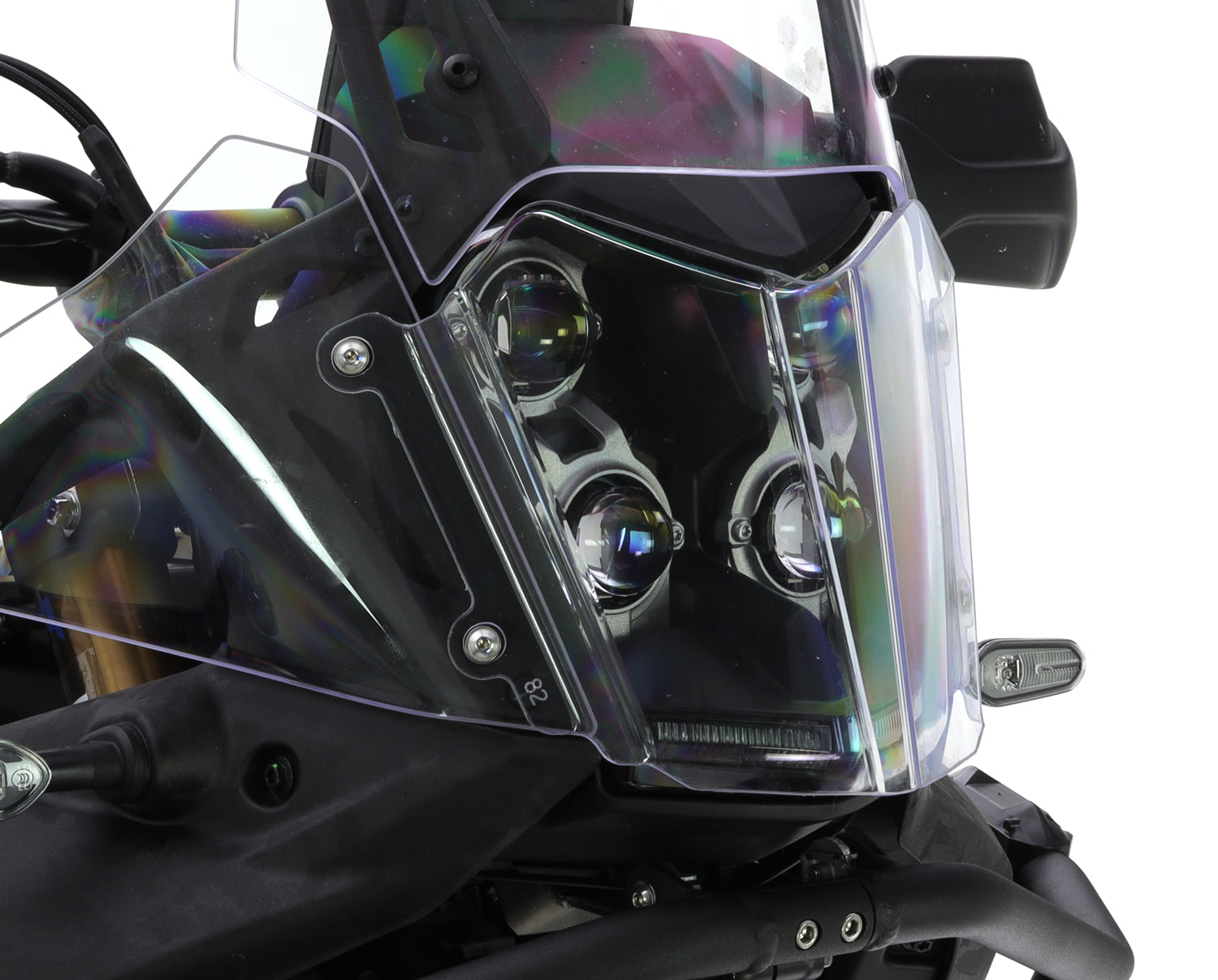 Crosspro - Polycarbonate Haed Ligth Protector For Yamaha XTZ 690 Ténéré 700 2020-2022