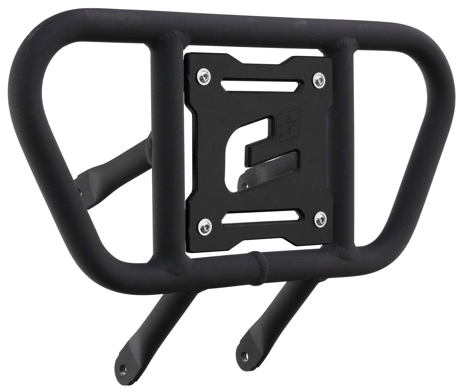 Crosspro - Front Bumper CR01 For Suzuki LT-R 450-Textured Black Tube / Black Plate