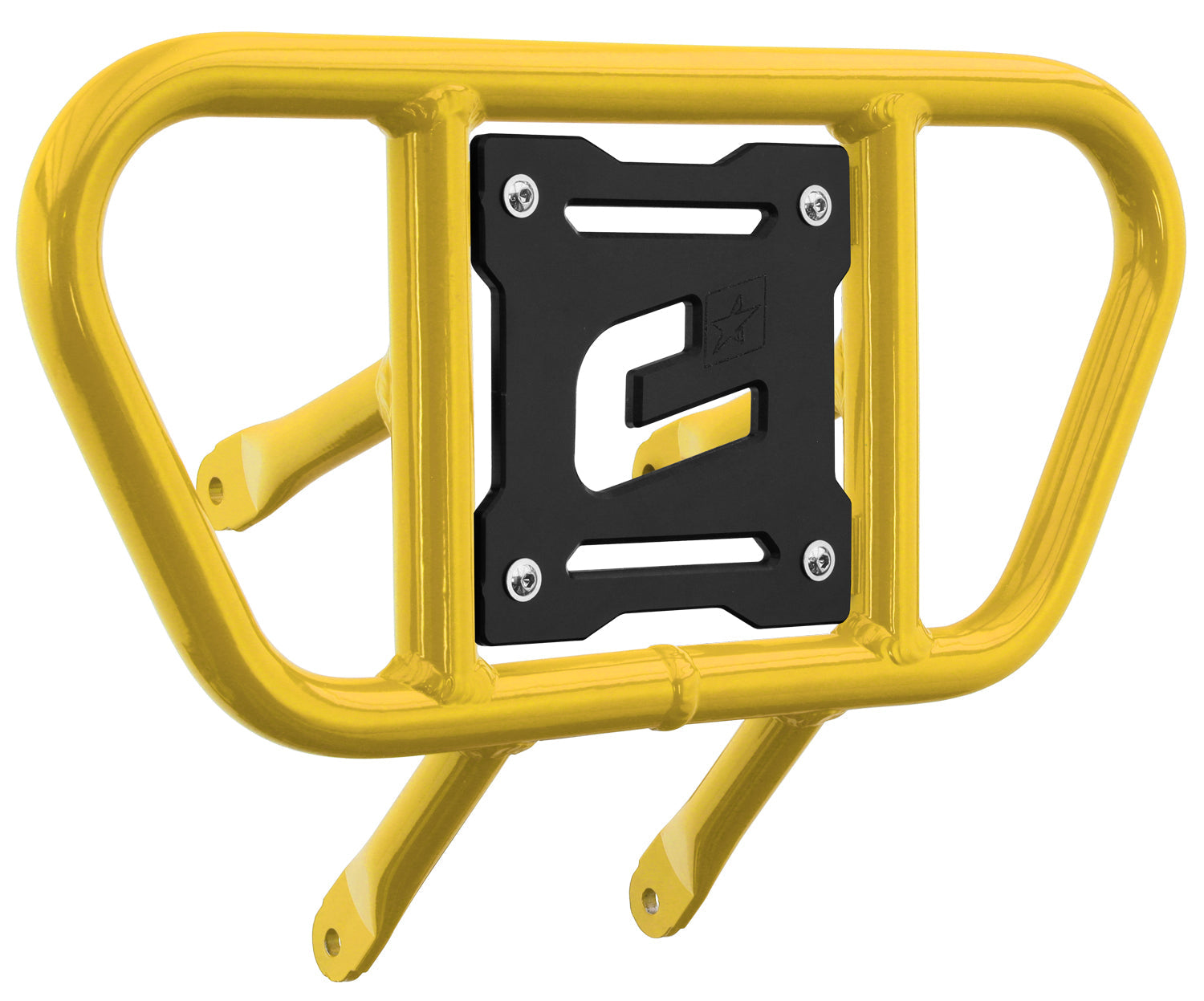 Crosspro - Front Bumper CR01 For Suzuki LT-R 450-Yellow Tube / Black Plate