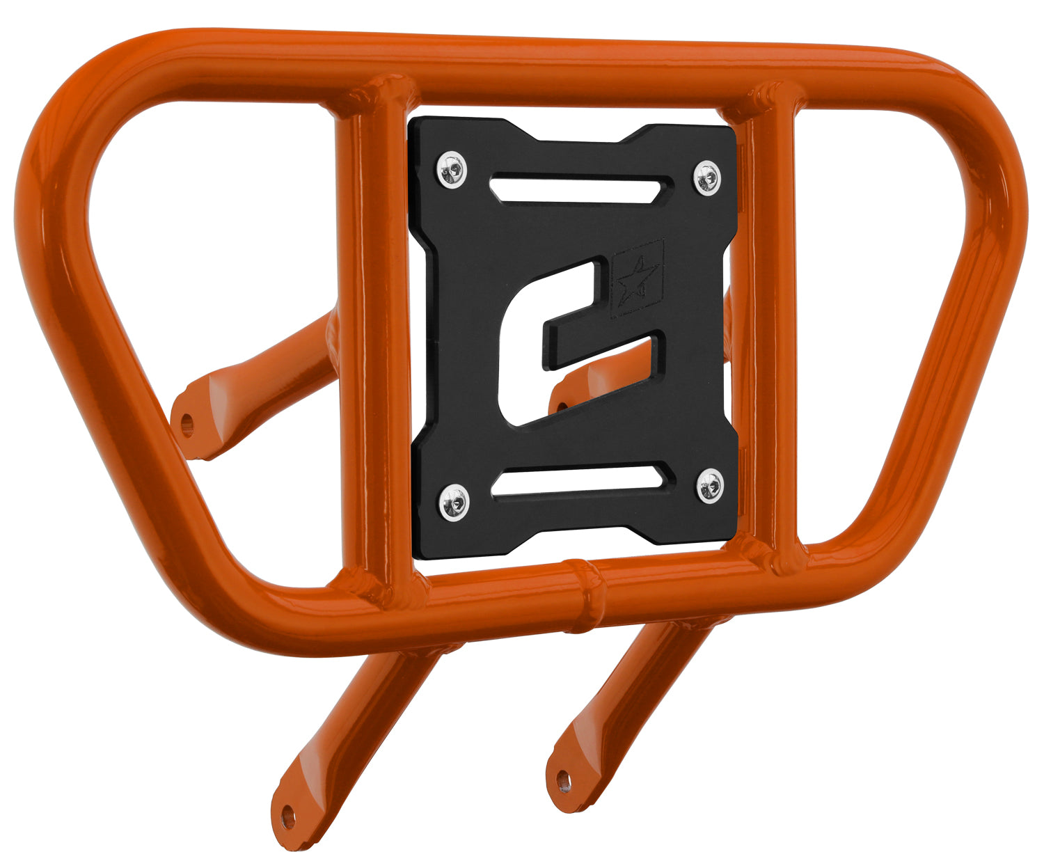 Crosspro - Front Bumper CR01 For Suzuki LT-R 450-Orange Tube / Black Plate