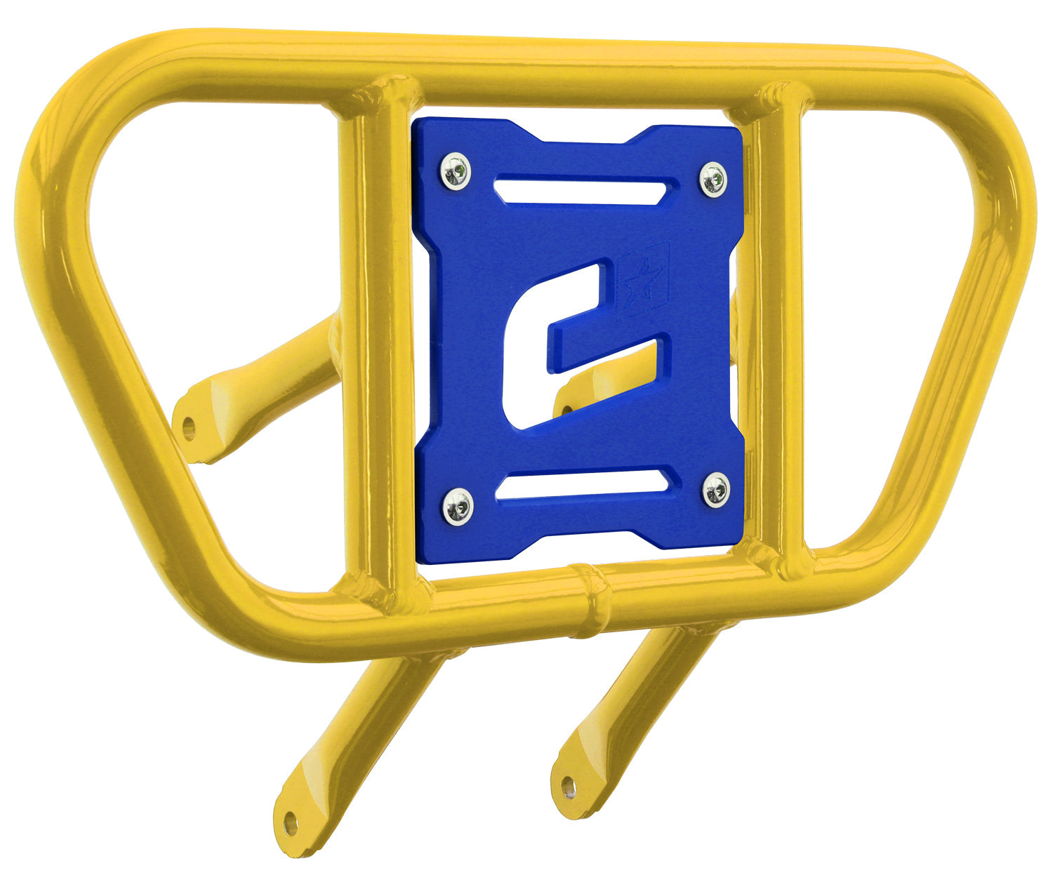 Crosspro - Front Bumper CR01 For Suzuki LT-R 450-Yellow Tube / Blue Plate