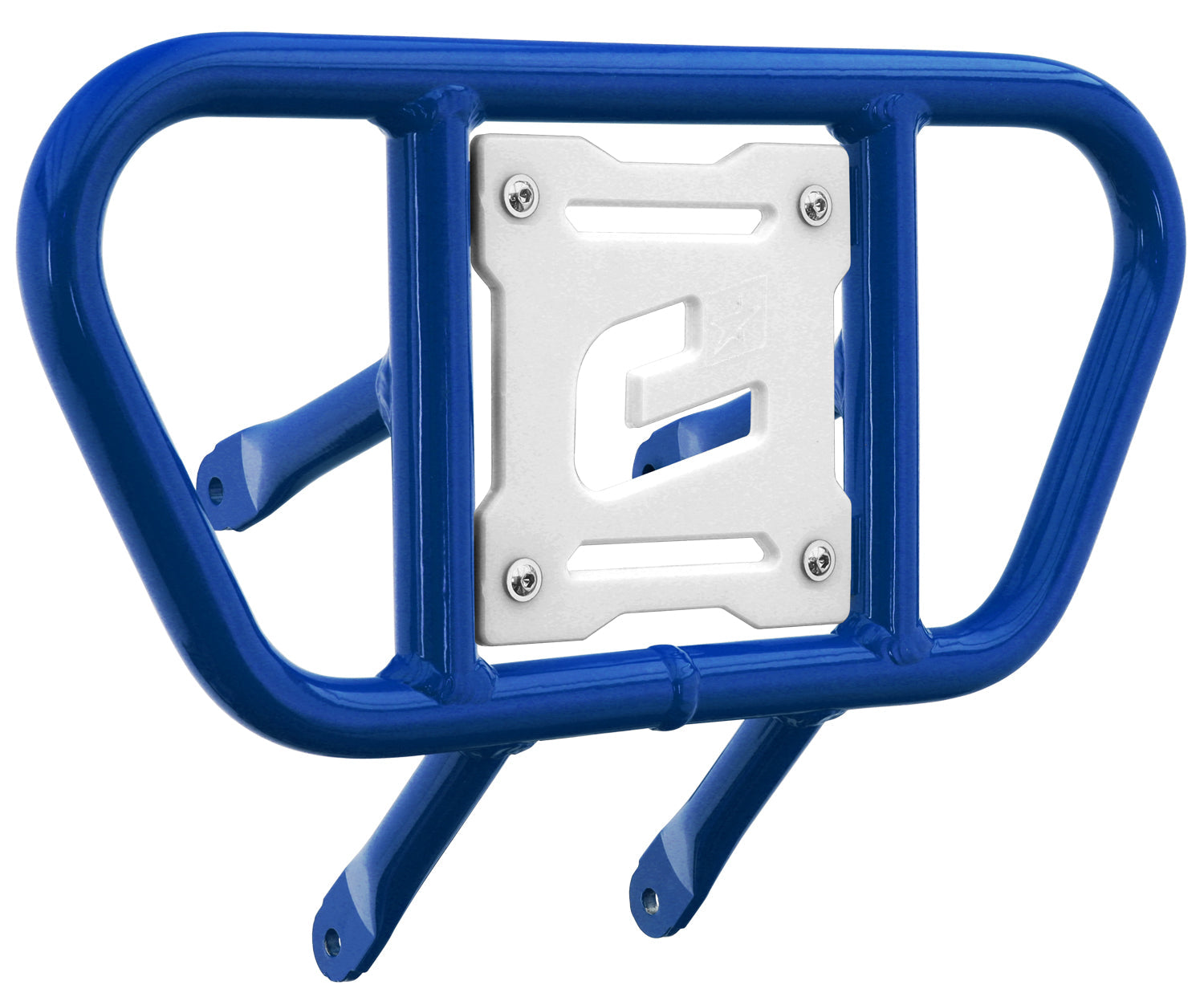 Crosspro - Front Bumper CR01 For Suzuki LT-R 450-Blue Tube / White Plate