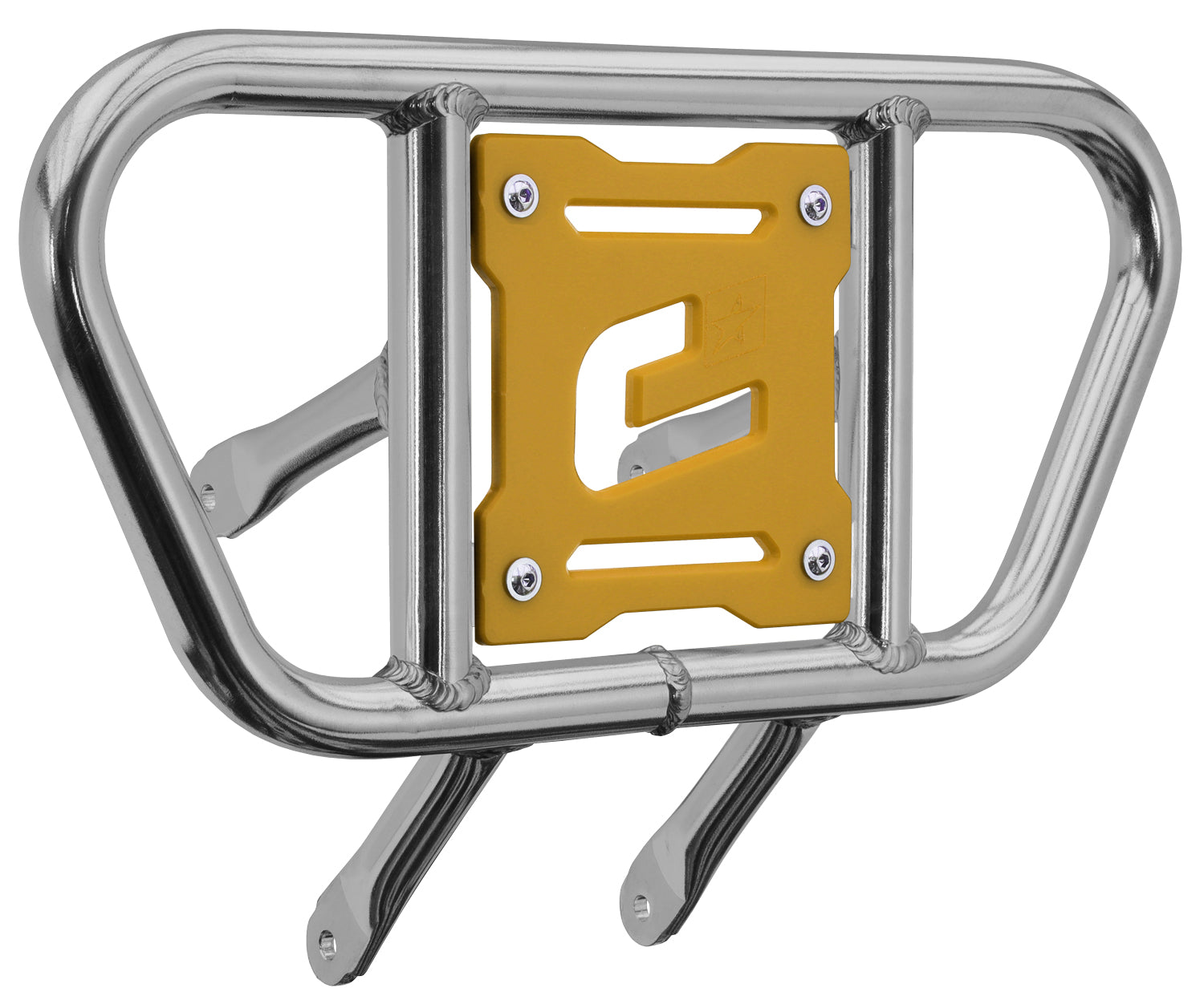 Crosspro - Front Bumper CR01 For Suzuki LT-R 450-Polish Tubo / Yellow Plate