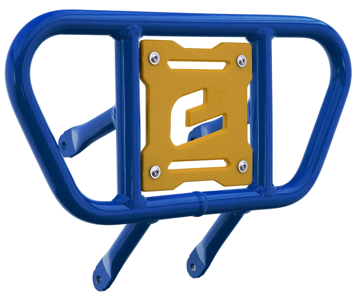 Crosspro - Front Bumper CR01 For Suzuki LT-R 450-Blue Tube / Yellow Plate