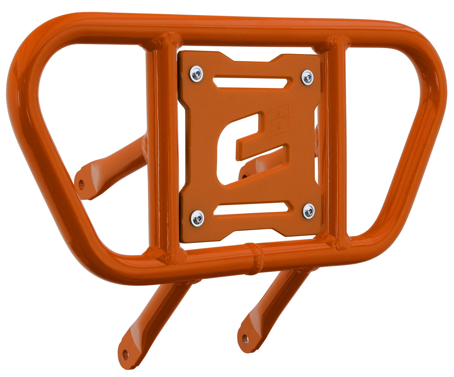 Crosspro - Front Bumper CR01 For Suzuki LT-R 450-Orange Tube / Orange Plate