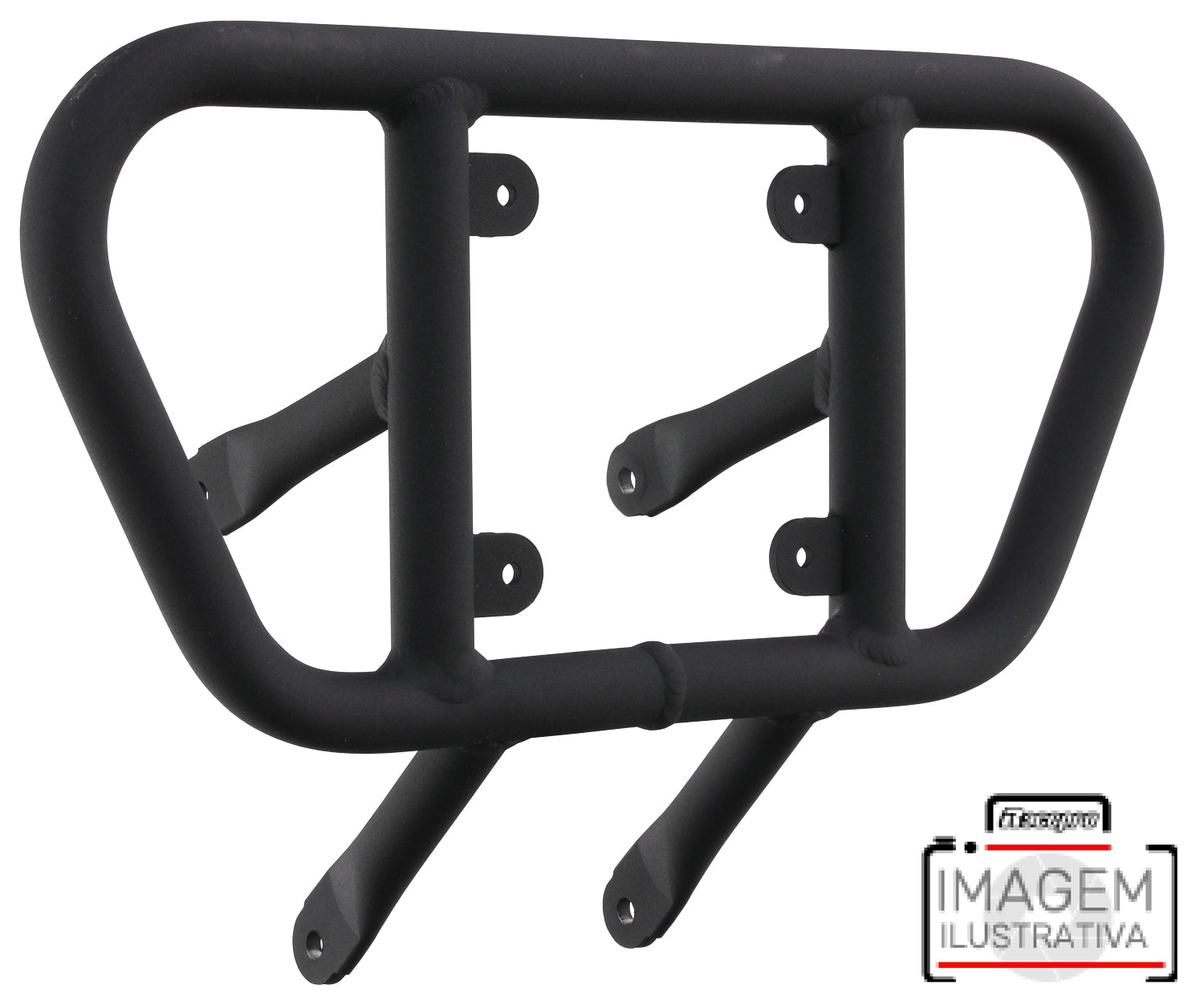 Crosspro - Tube for Front Bumper CR01 For Arctic Cat 400 DVX, Honda TRX 400, TRX 450, Honda TRX 400, Kawasaki KFX 400, Suzuki LT-Z 400-Textured Black Tube