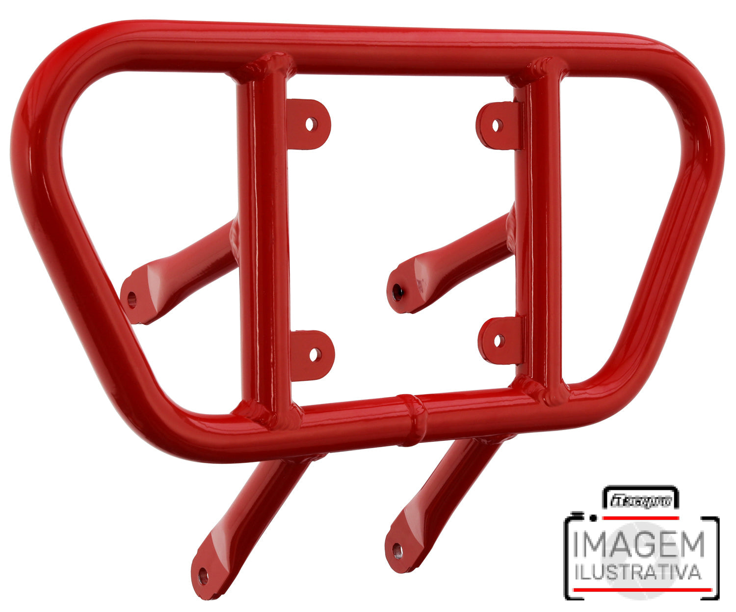 Crosspro - Tube for Front Bumper CR01 For Arctic Cat 400 DVX, Honda TRX 400, TRX 450, Honda TRX 400, Kawasaki KFX 400, Suzuki LT-Z 400-Red Tube