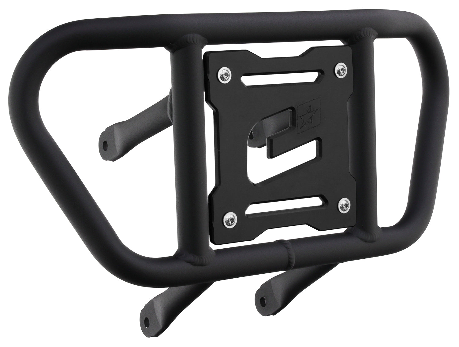 Crosspro - Front Bumper CR02 For Suzuki LT-R 450-Textured Black Tube / Black Plate