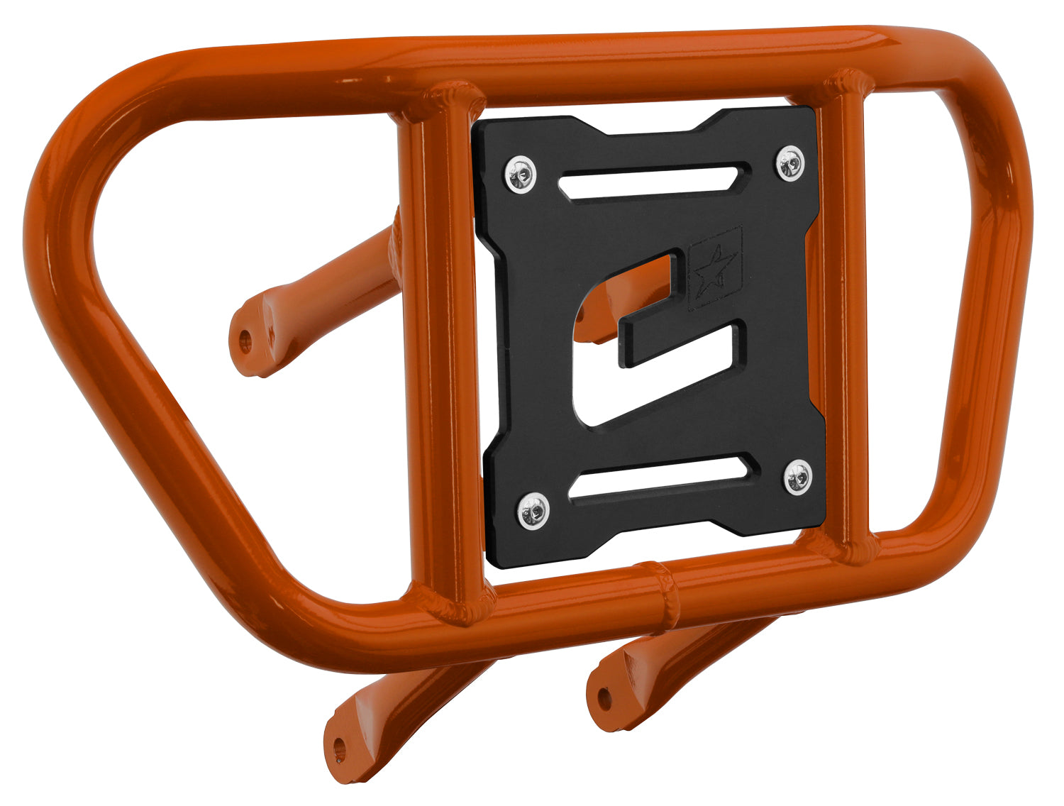 Crosspro - Front Bumper CR02 For Suzuki LT-R 450-Orange Tube / Black Plate
