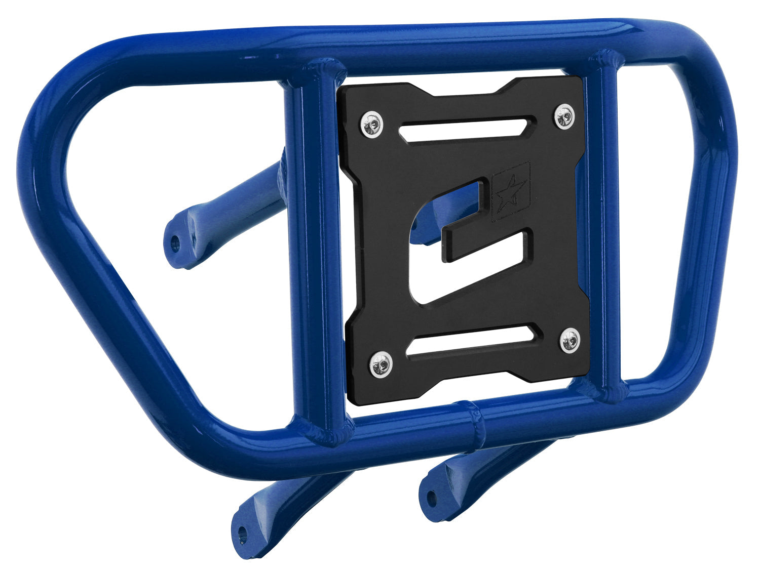 Crosspro - Front Bumper CR02 For Suzuki LT-R 450-Blue Tube / Black Plate