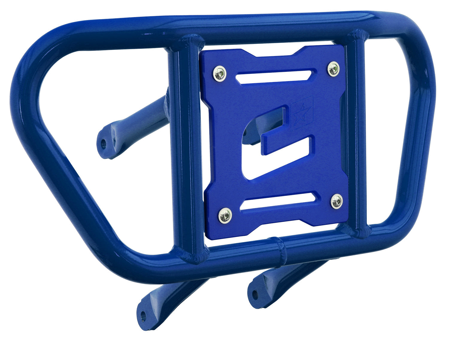 Crosspro - Front Bumper CR02 For Suzuki LT-R 450-Blue Tube / Blue Plate