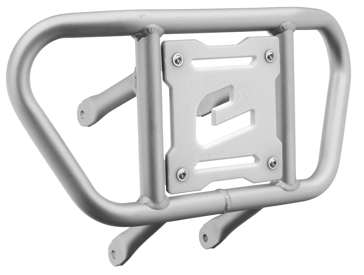 Crosspro - Front Bumper CR02 For Suzuki LT-R 450-Ice Polish Tube / White Plate