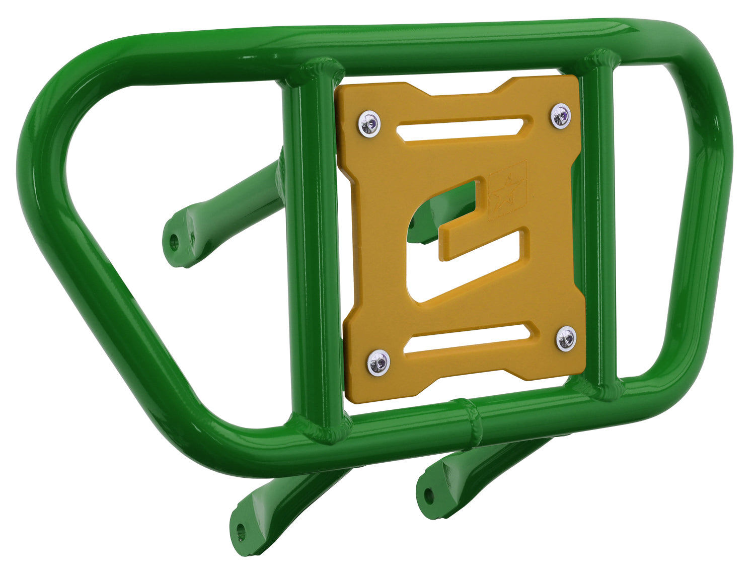 Crosspro - Front Bumper CR02 For Suzuki LT-R 450-Green Tube / Yellow Plate
