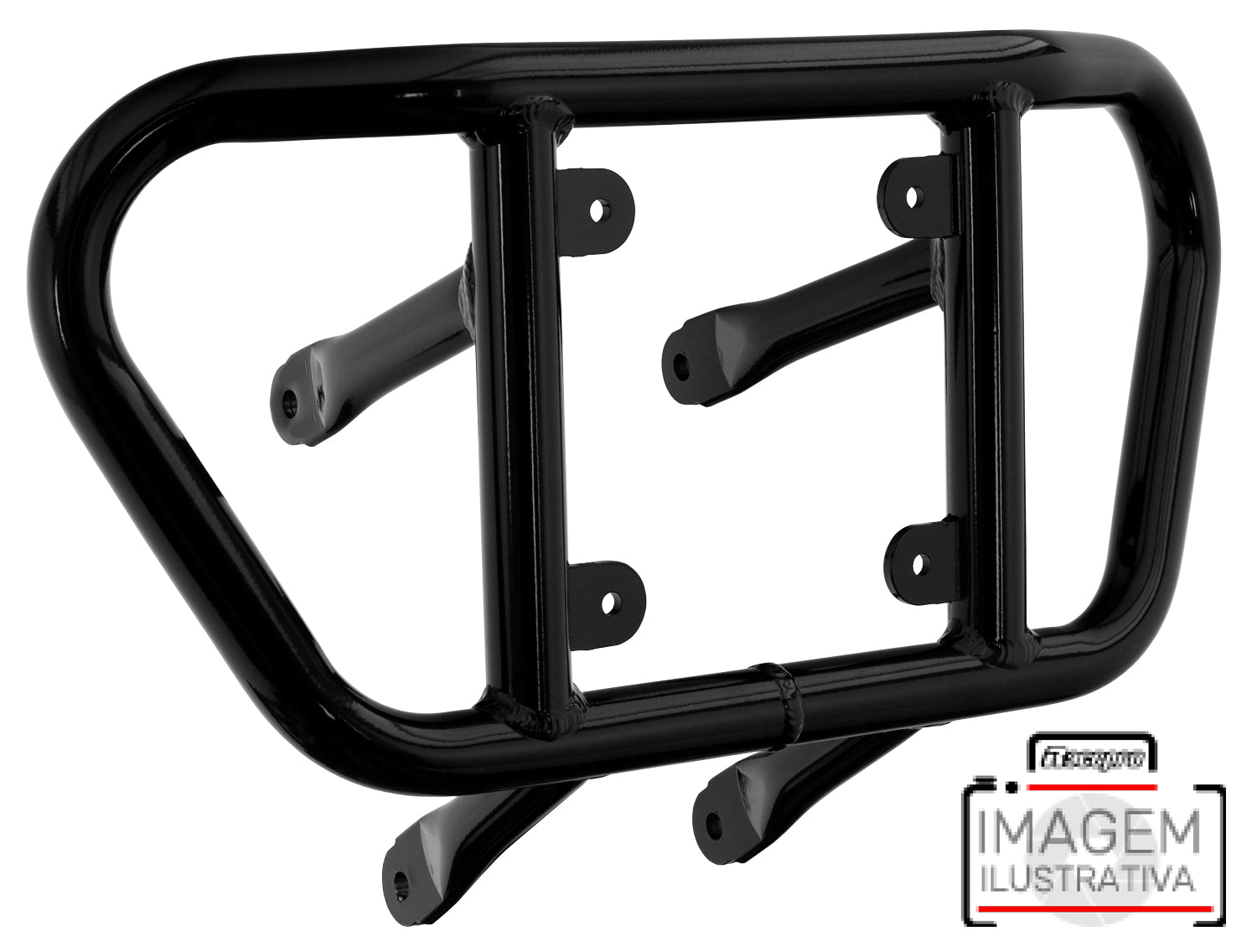 Crosspro - Tube for Front Bumper CR02 For Yamaha YFZ 450R-Black Tube