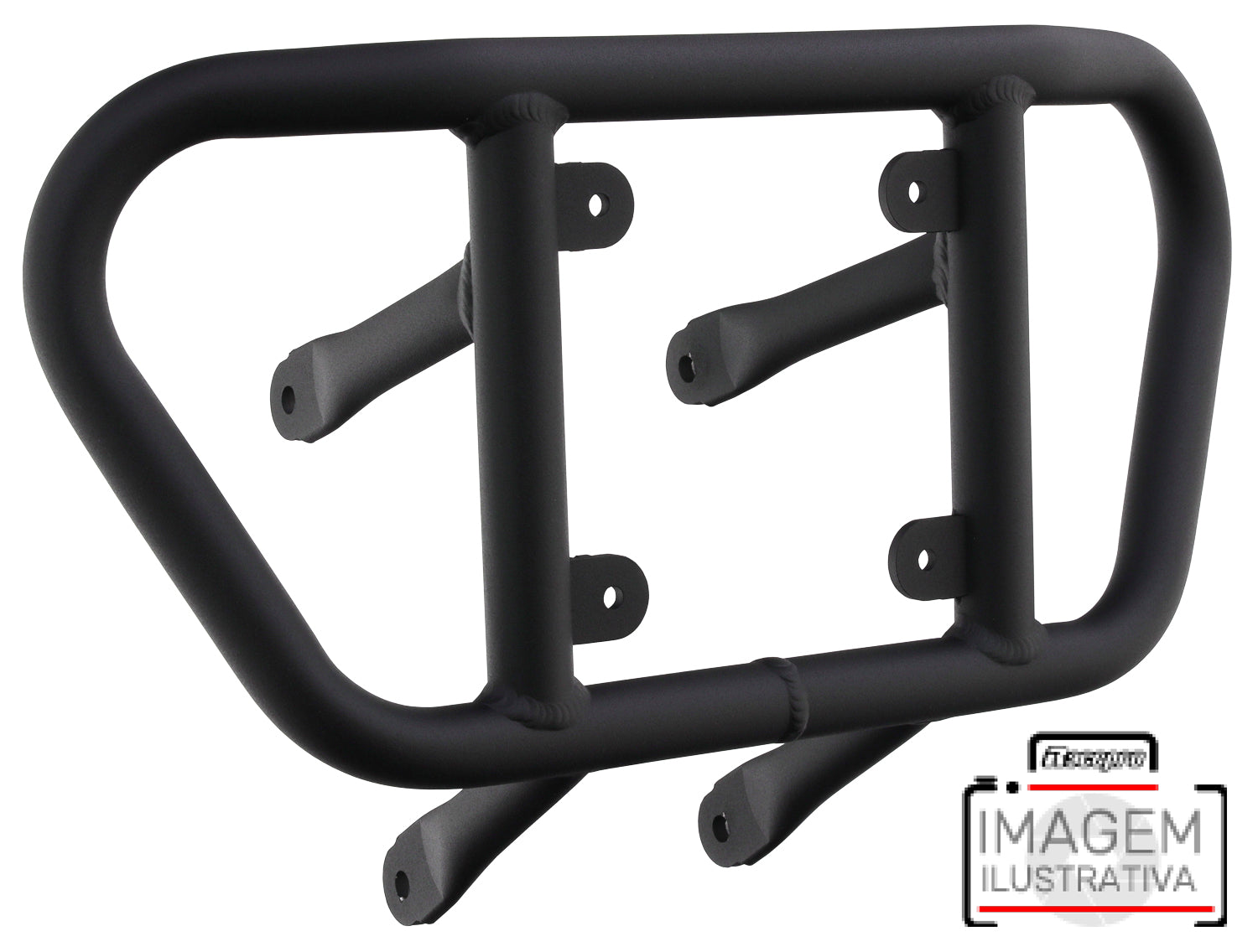 Crosspro - Tube for Front Bumper CR02 For Can Am (BRP) DS 450-Textured Black Tube