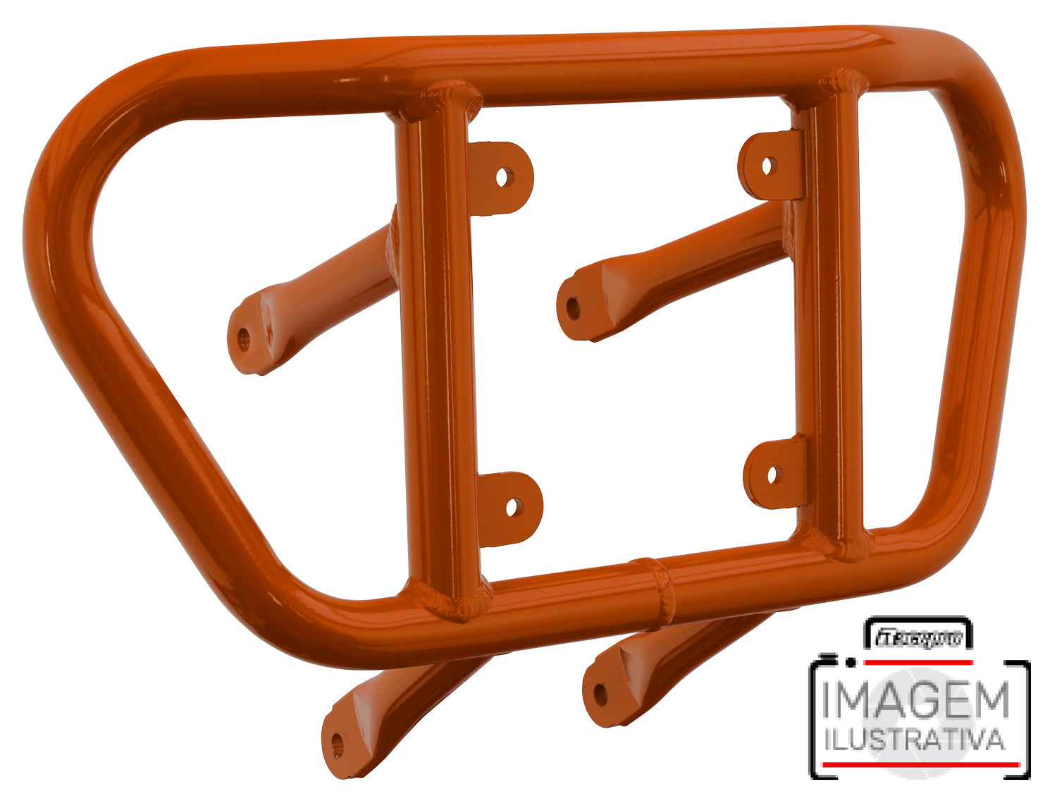 Crosspro - Tube for Front Bumper CR02 For Can Am (BRP) DS 450-Orange Tube
