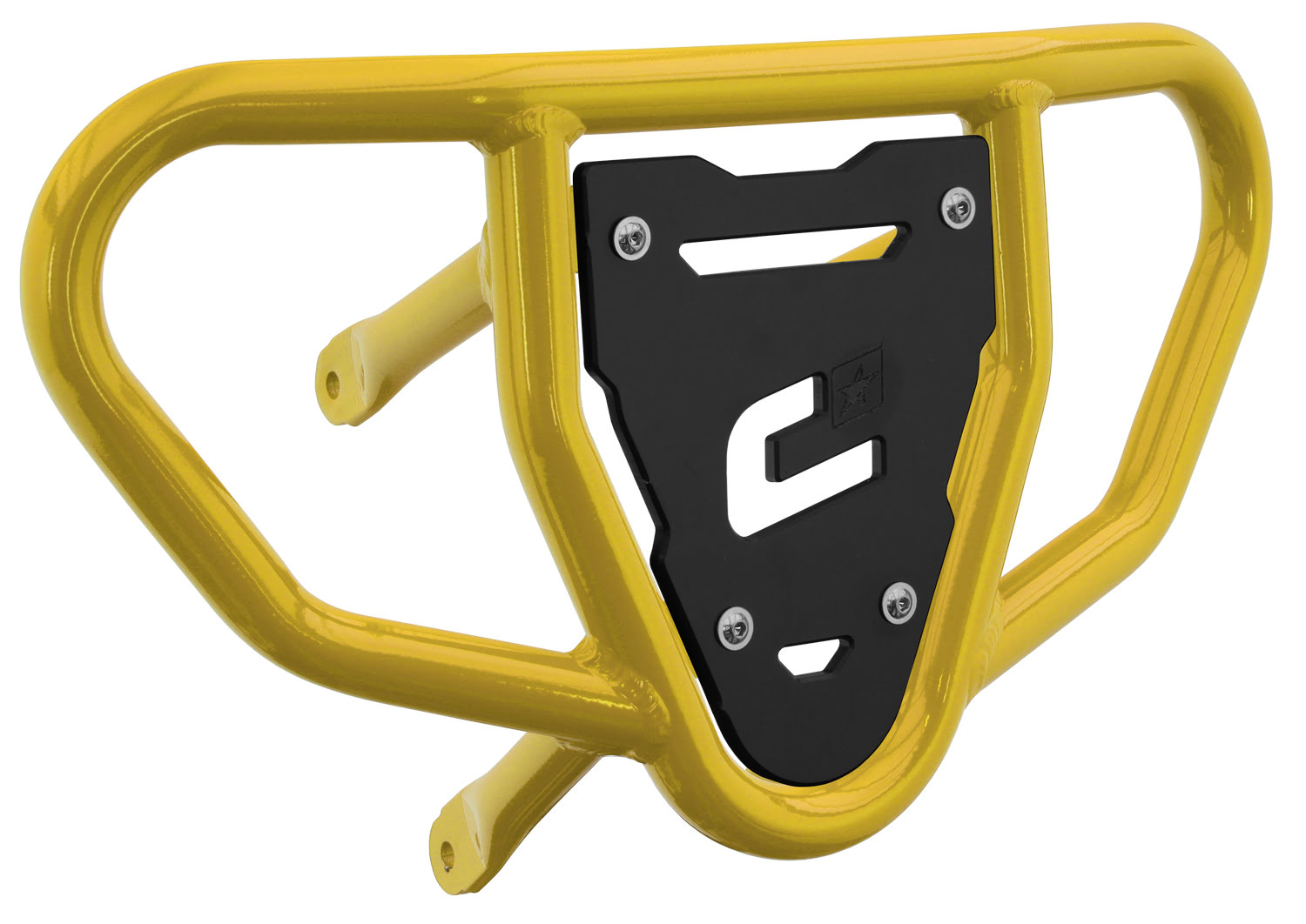 Crosspro - Front Bumper CR03 For Suzuki LT-R 450-Yellow Tube / Black Plate