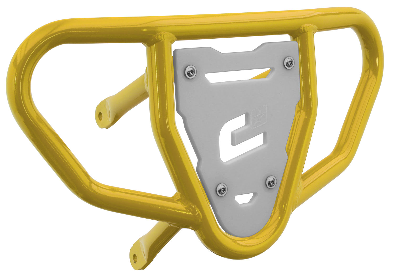 Crosspro - Front Bumper CR03 For Suzuki LT-R 450-Yellow Tube / White Plate
