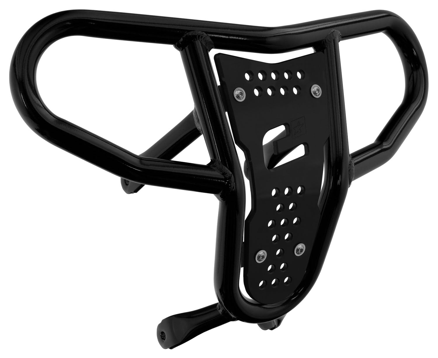 Crosspro - Front Bumper CR04 For Suzuki LT-R 450-Black Tube / Black Plate