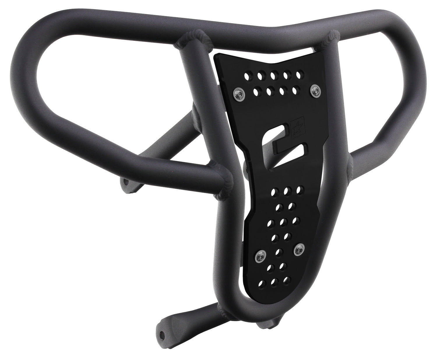 Crosspro - Front Bumper CR04 For Suzuki LT-R 450-Textured Black Tube / Black Plate